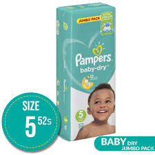 Pampers Baby Dry Diapers Jumbo Pack